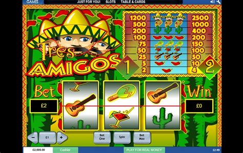 three amigos slot machine|Tres Amigos Slot Machine.